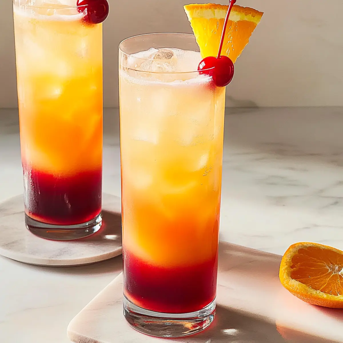 Sparkling Tequila Sunrise: A Bubbly Tropical Escape