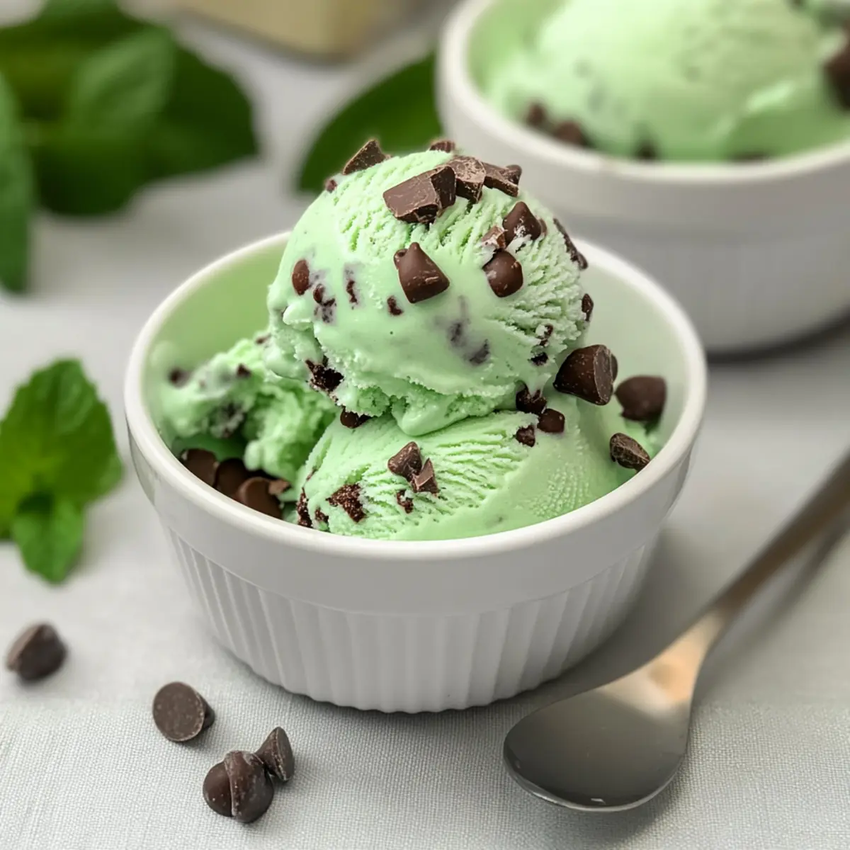 Ninja Creami Mint Chocolate Chip Ice Cream That Screams Summer
