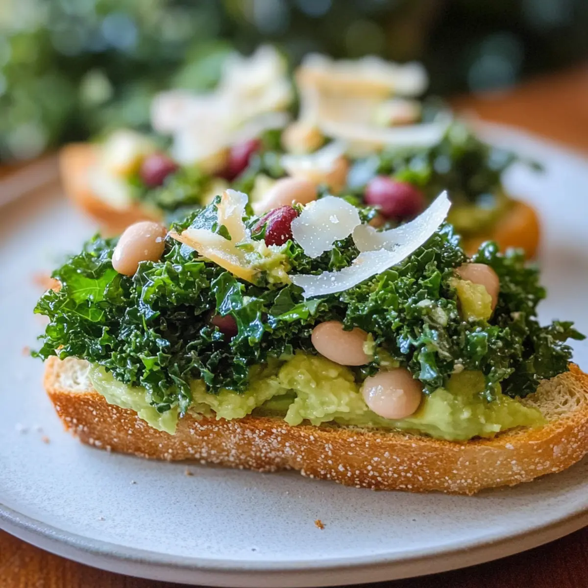 Delicious Kale Salad Avocado Toast for a Fresh Start