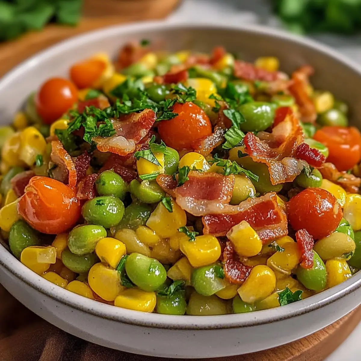 Classic Summer Succotash Bursting with Fresh Flavor
