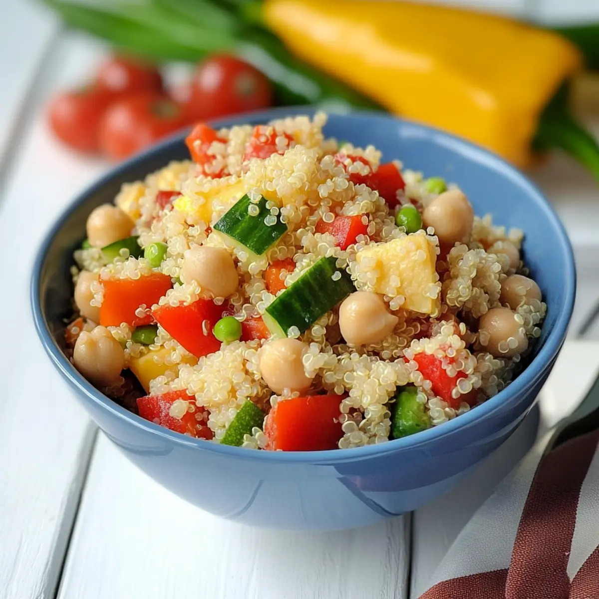 Colorful Summer Quinoa Salad For Easy Meal Prep Delights