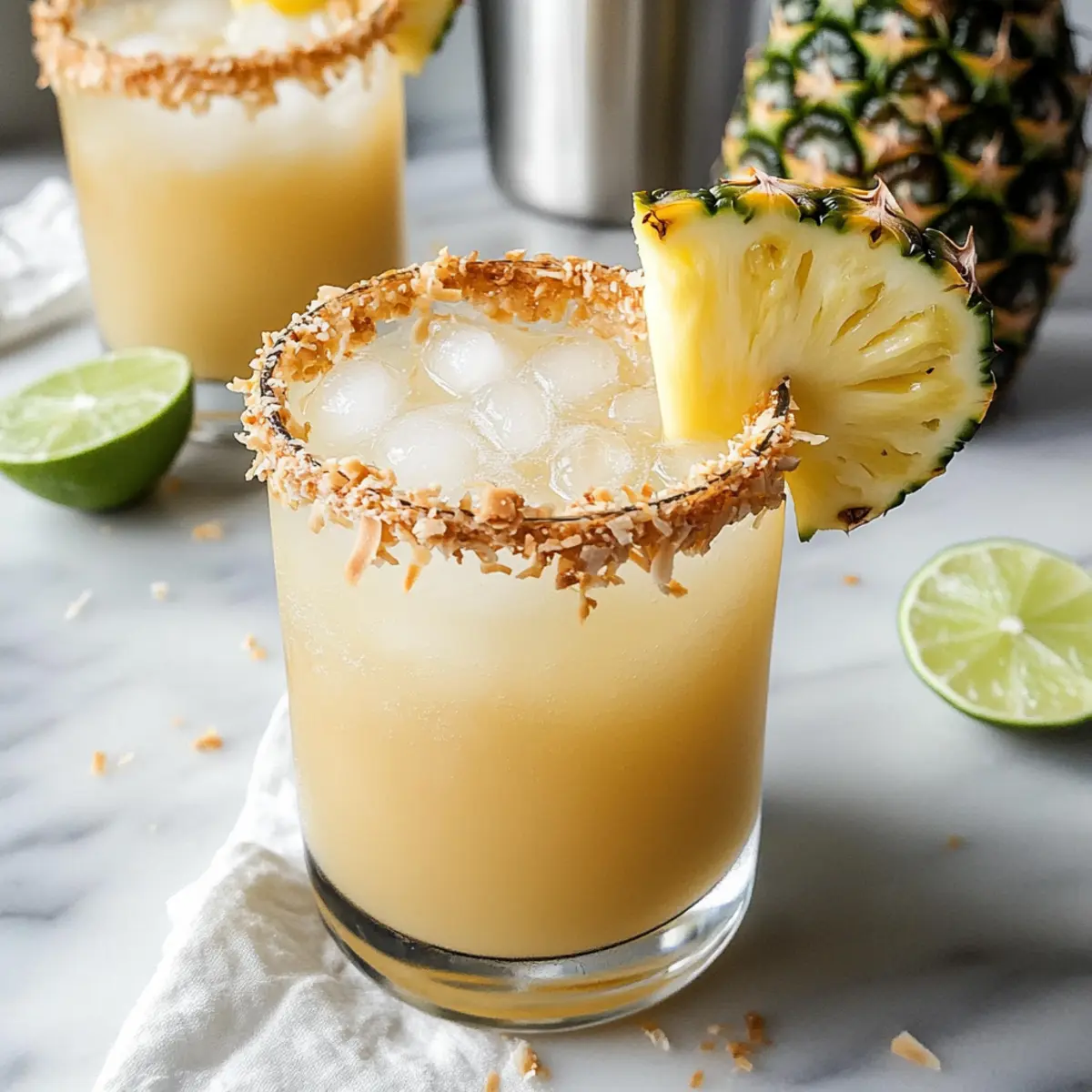 Pineapple Coconut Mockarita: A Tropical Sip of Bliss