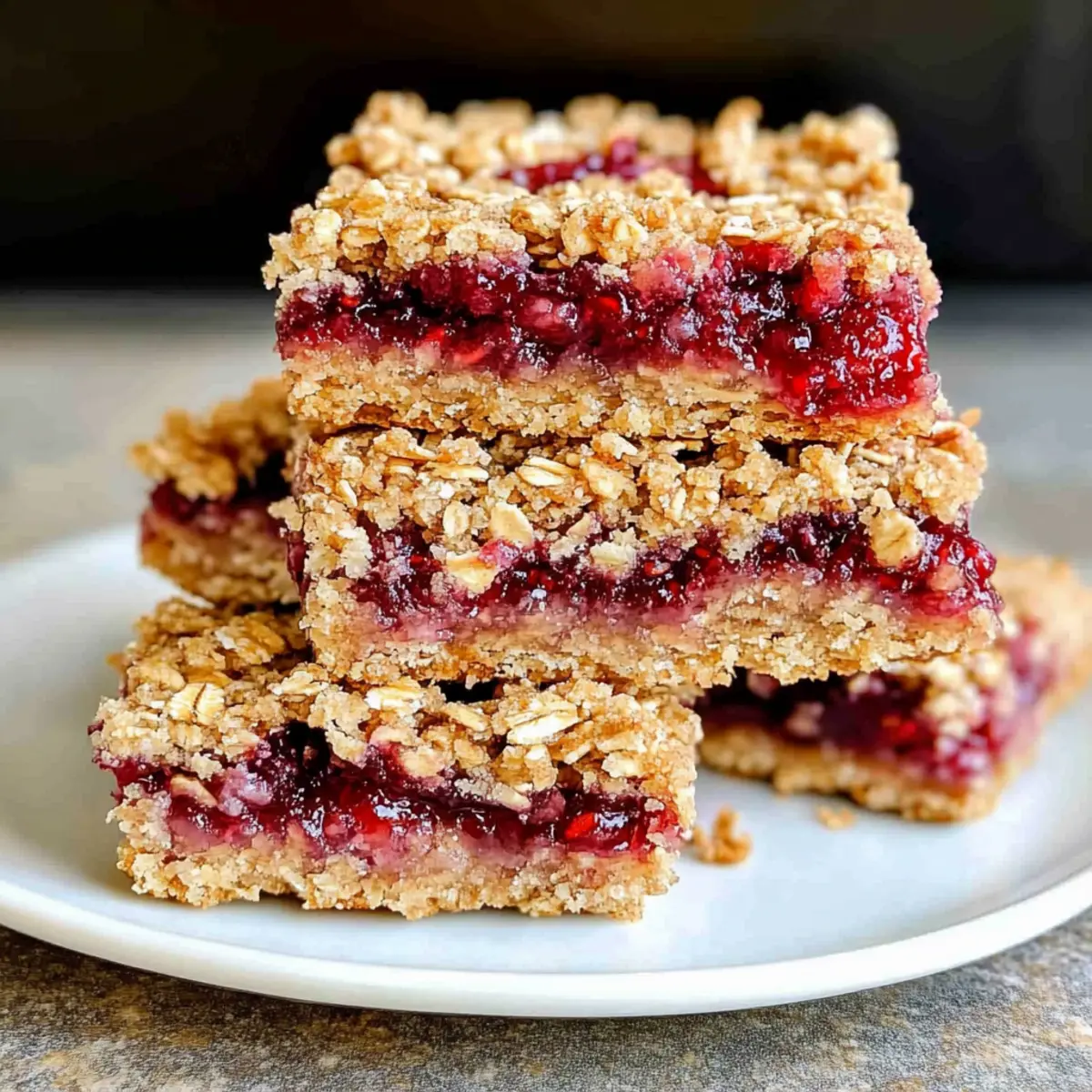 Delicious Berry Oat Bars for Healthy Snacking Bliss