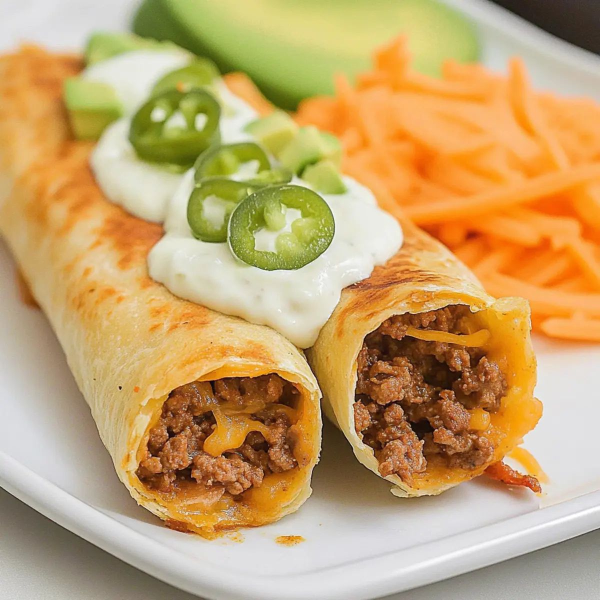 Deliciously Easy Creamy Ground Beef Flautas for Family Fun
