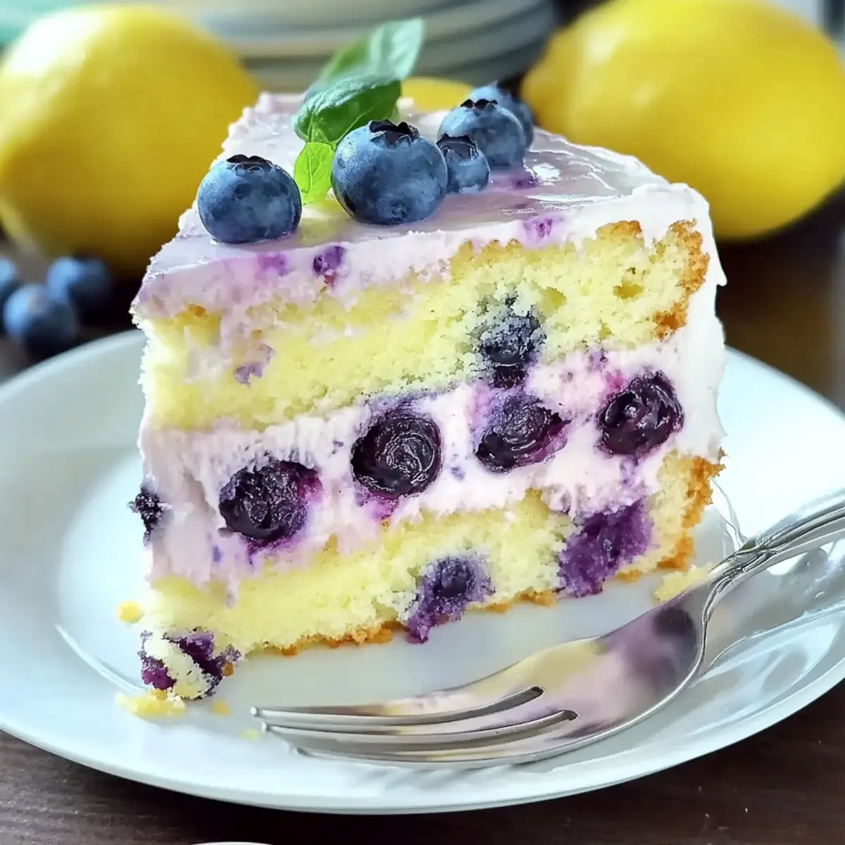 Lemon Blueberry Cheesecake Cake: A Slice of Bliss