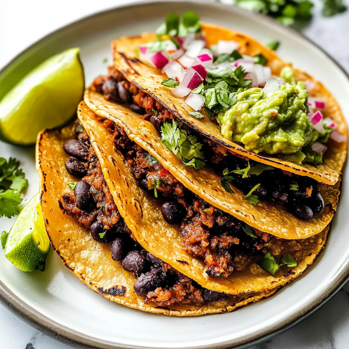 Crispy Black Bean Tacos: A Quick, Flavor-Packed Delight